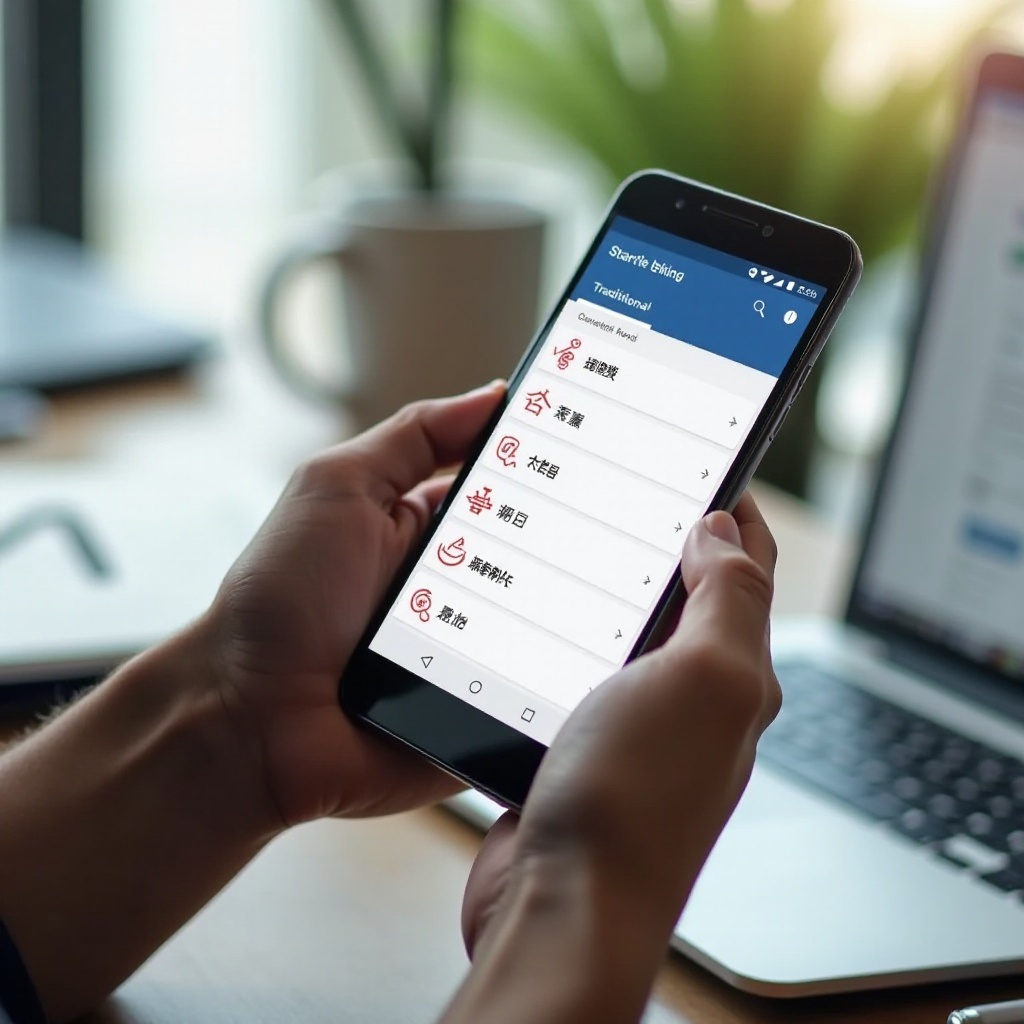 手機繁體轉簡體輸入法